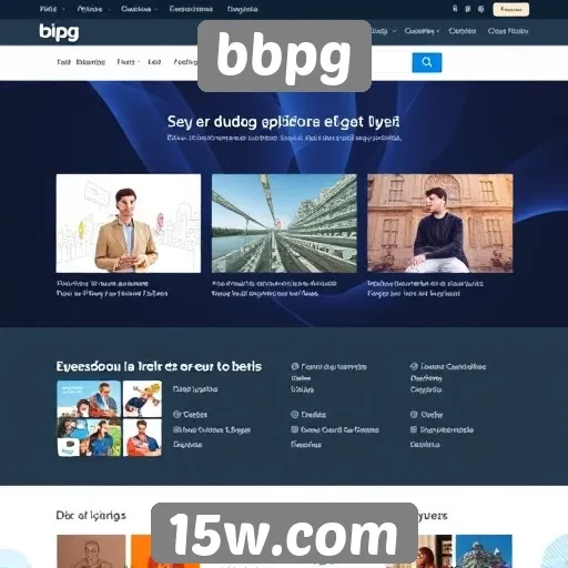 mudanças na interface do usuário do site bbpg