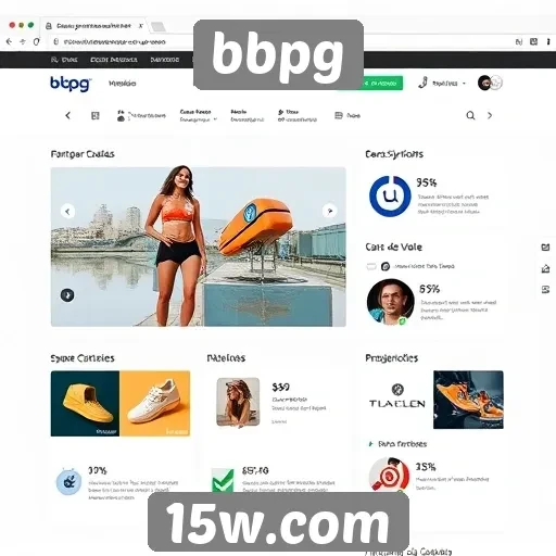 Análise da interface do usuário do site bbpg